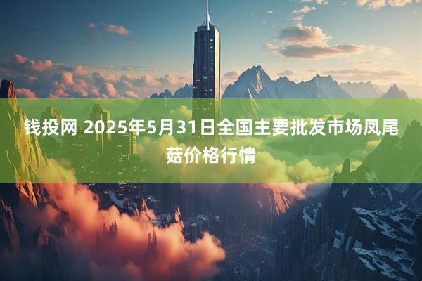 钱投网 2025年5月31日全国主要批发市场凤尾菇价格行情