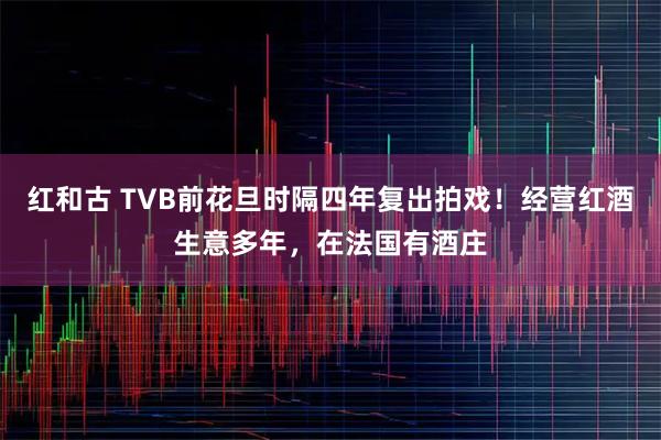 红和古 TVB前花旦时隔四年复出拍戏！经营红酒生意多年，在法国有酒庄